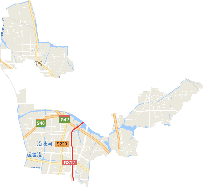 堰橋街道電子地圖