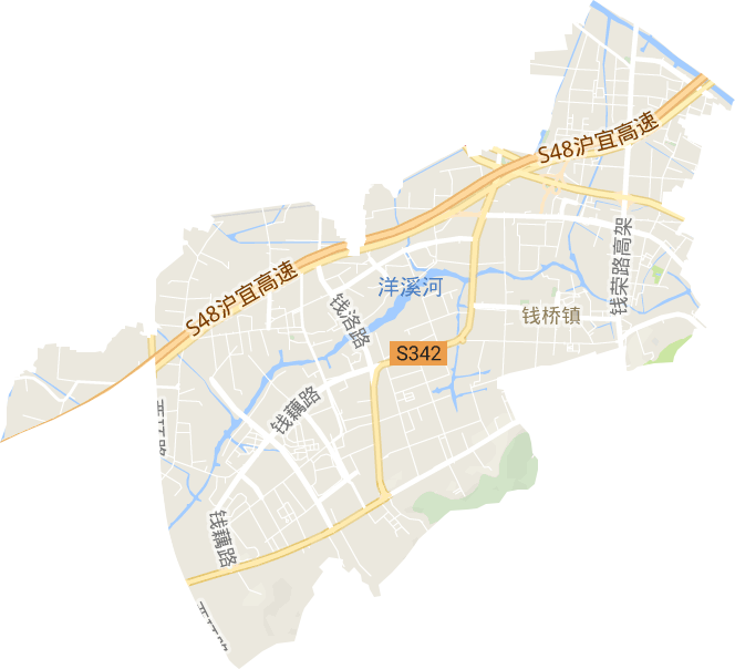 錢橋街道電子地圖