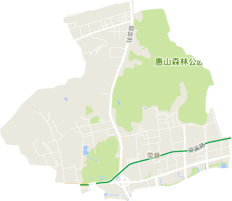 榮巷街道電子地圖