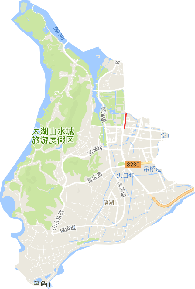 雪浪街道電子地圖