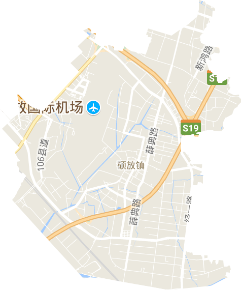 碩放街道電子地圖