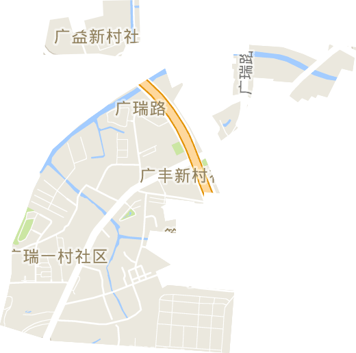 廣瑞路街道電子地圖