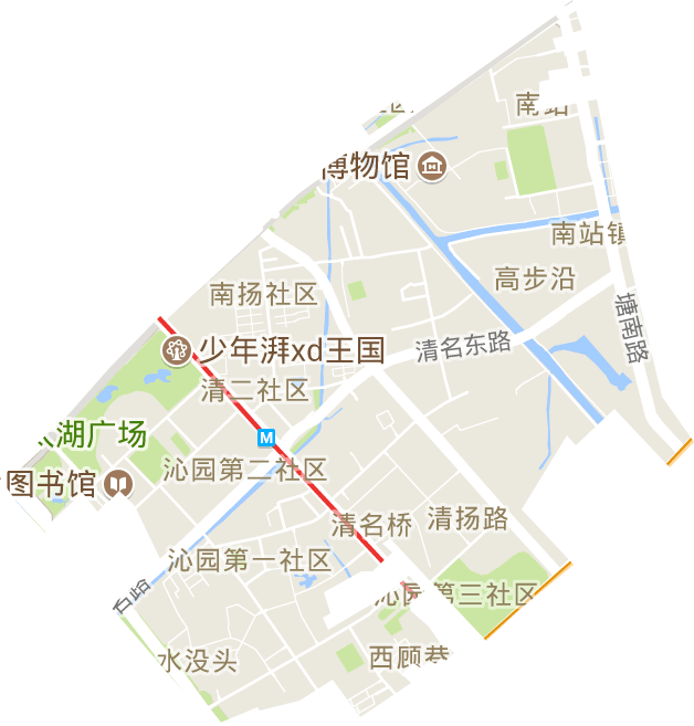 清名橋街道電子地圖