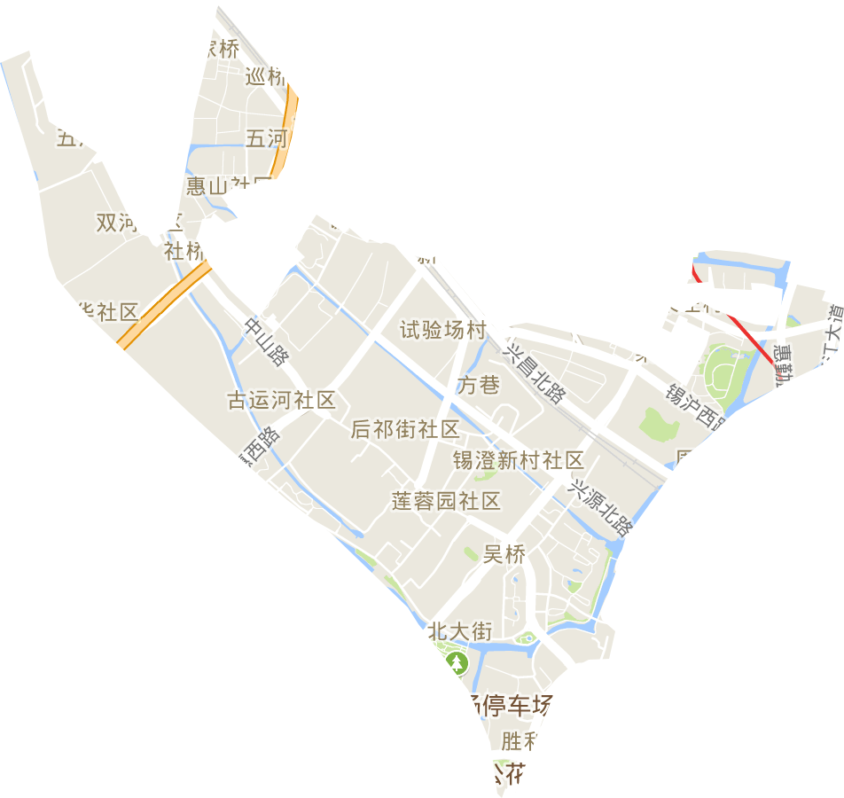 北大街街道電子地圖