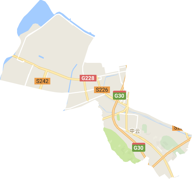 中云街道電子地圖