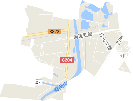 洪門街道電子地圖