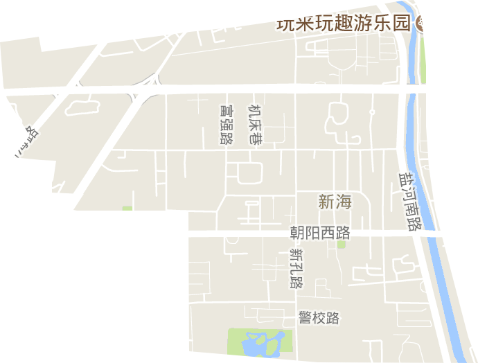 新海街道電子地圖