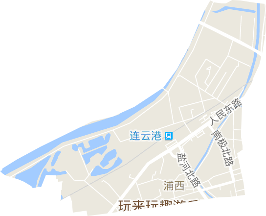 浦西街道電子地圖