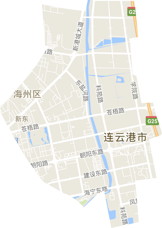 新東街道電子地圖