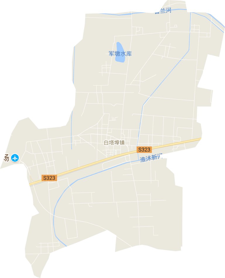 白塔埠鎮電子地圖