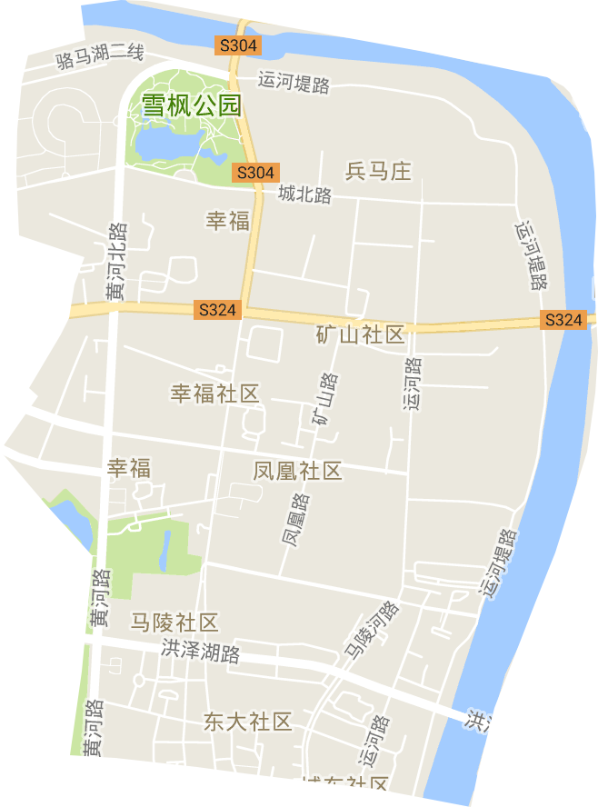 幸福街道電子地圖