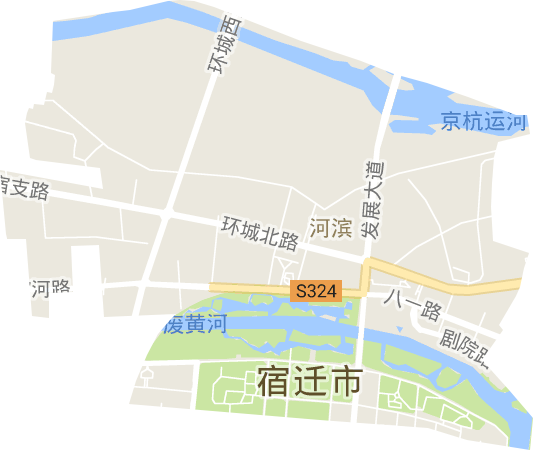 河濱街道電子地圖