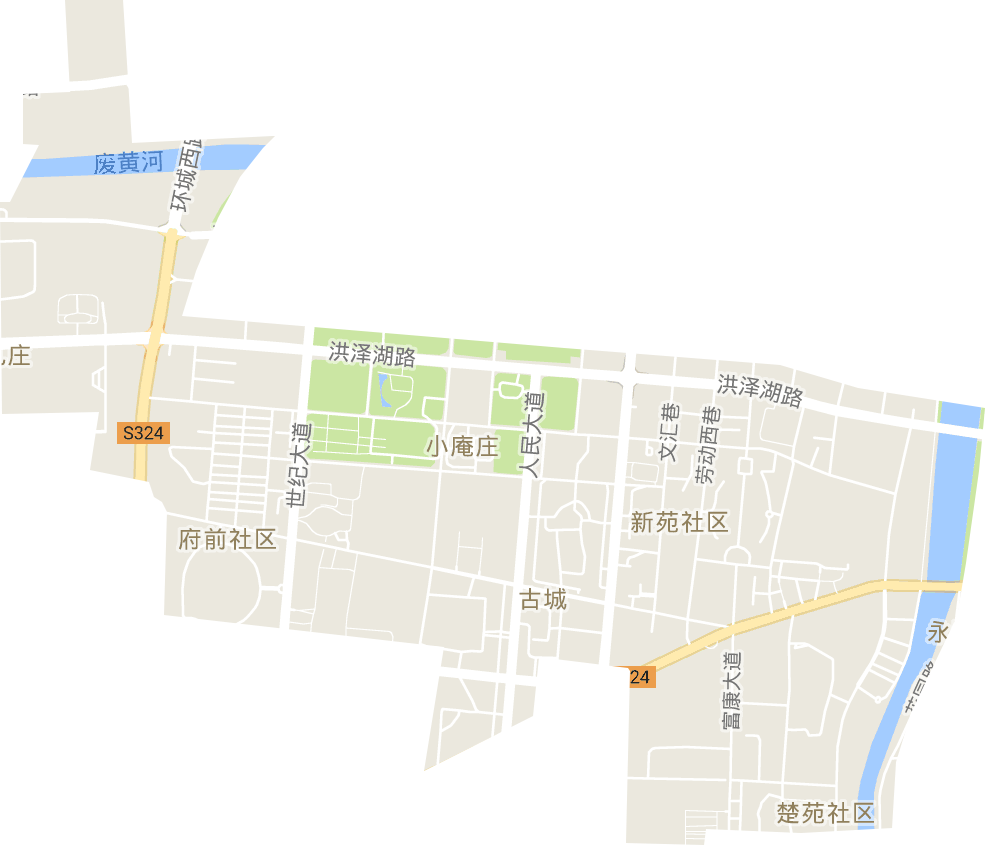 古城街道電子地圖
