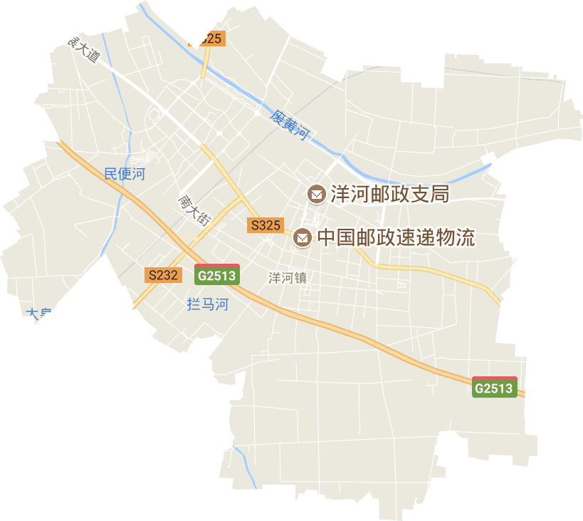 洋河鎮電子地圖