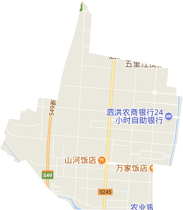 泗洪經濟開發區電子地圖