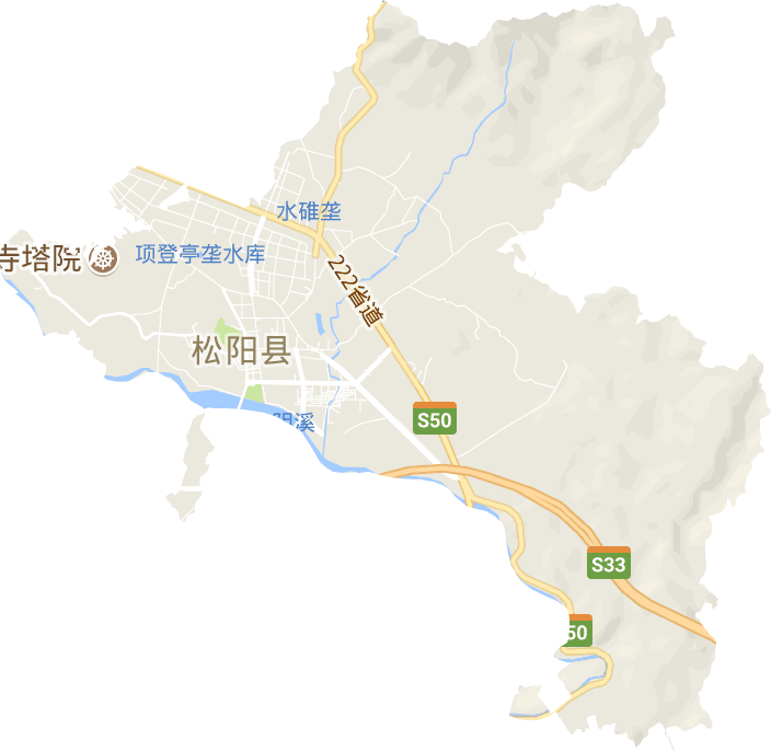 西屏街道電子地圖