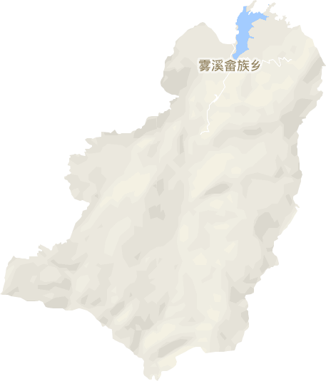 霧溪畬族鄉電子地圖