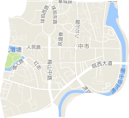 中市街道電子地圖