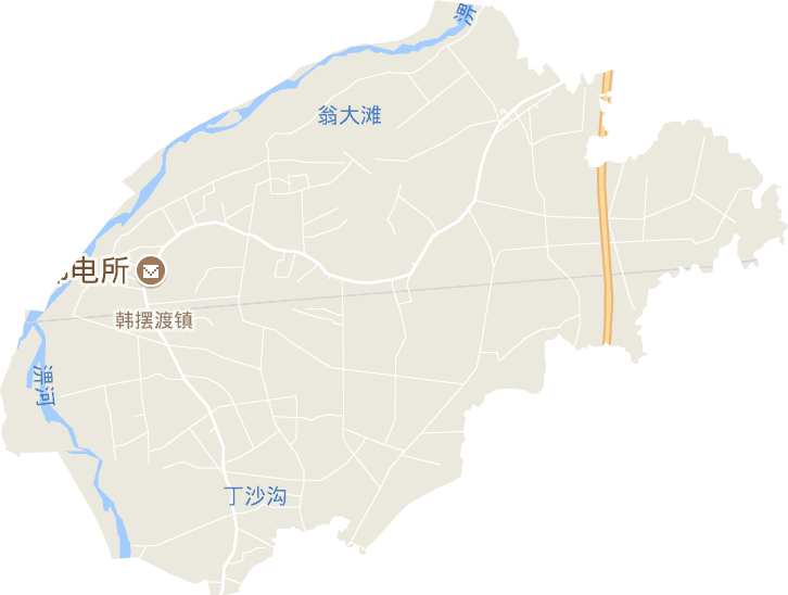 韓擺渡鎮(zhèn)電子地圖