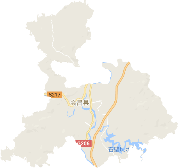 文武壩鎮電子地圖