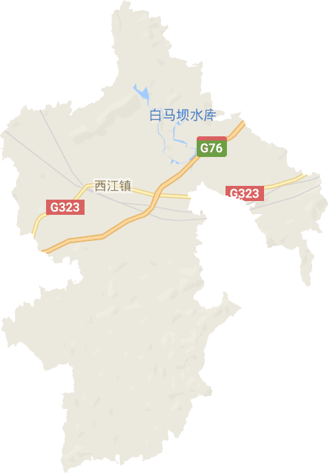 西江鎮電子地圖