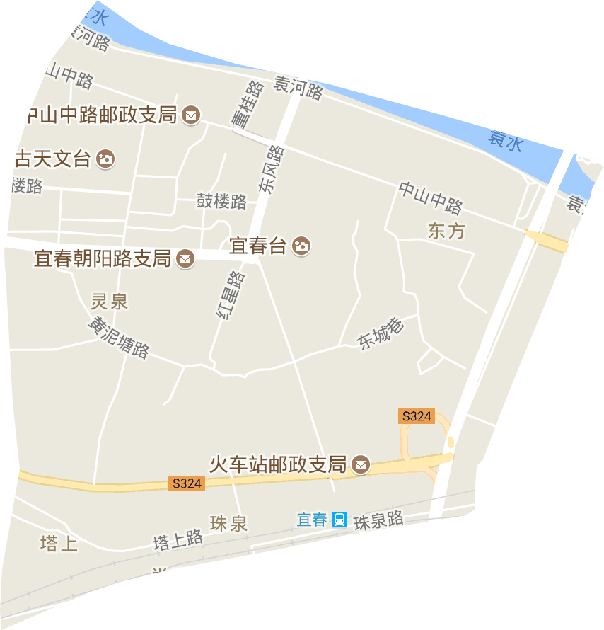 靈泉街道電子地圖