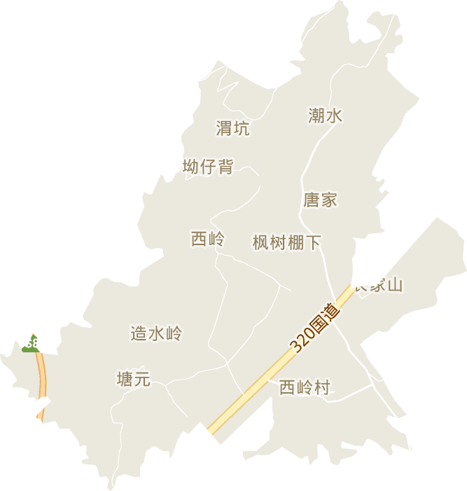 西嶺布果園場電子地圖