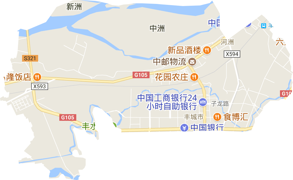 河洲街道電子地圖