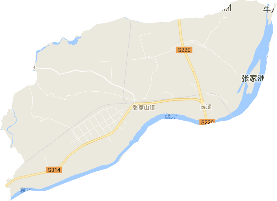 張家山街道電子地圖