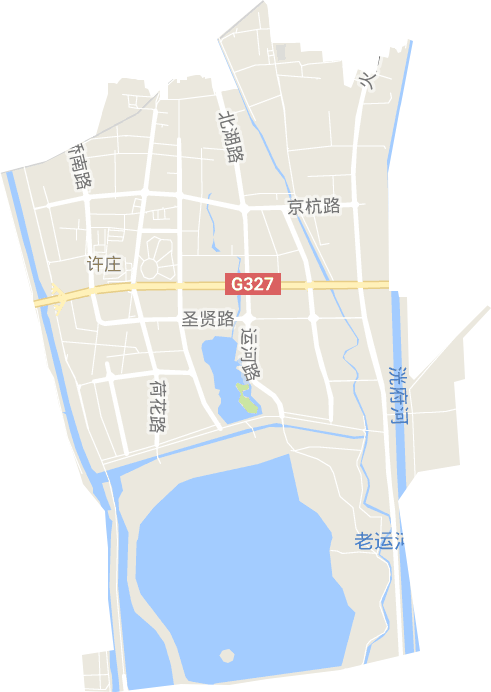 許莊街道電子地圖