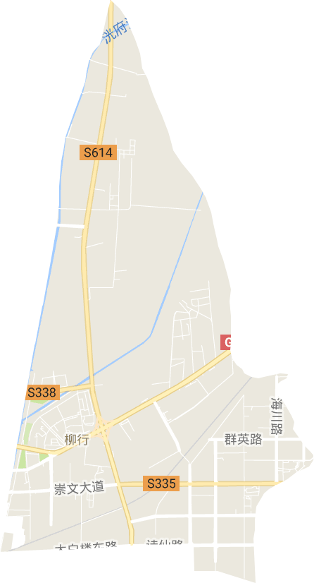 柳行街道電子地圖