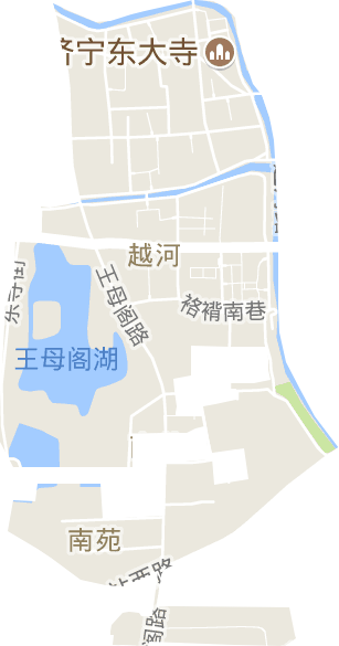 越河街道電子地圖