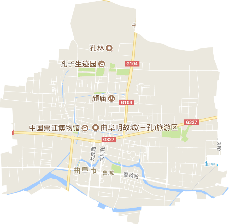 魯城街道電子地圖