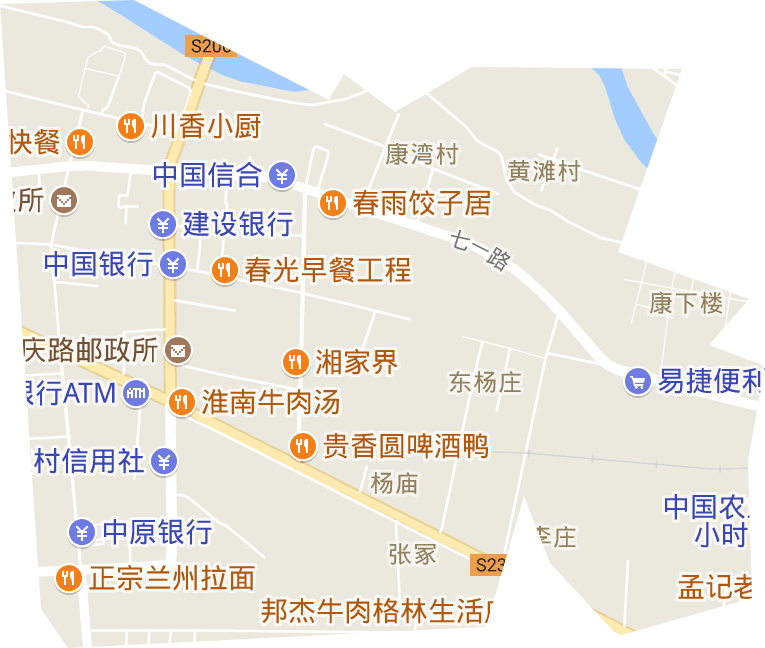 七一路街道電子地圖