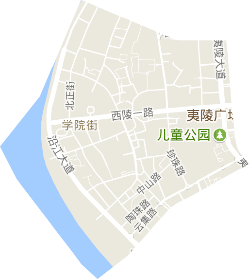 學院街道電子地圖
