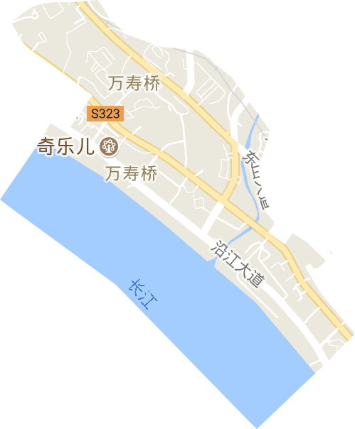 萬壽橋街道電子地圖