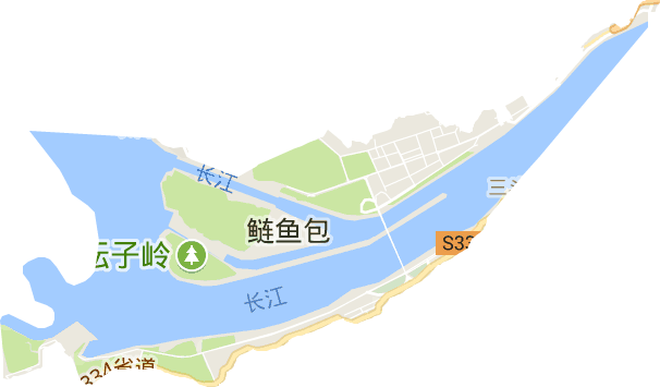 三峽壩區電子地圖