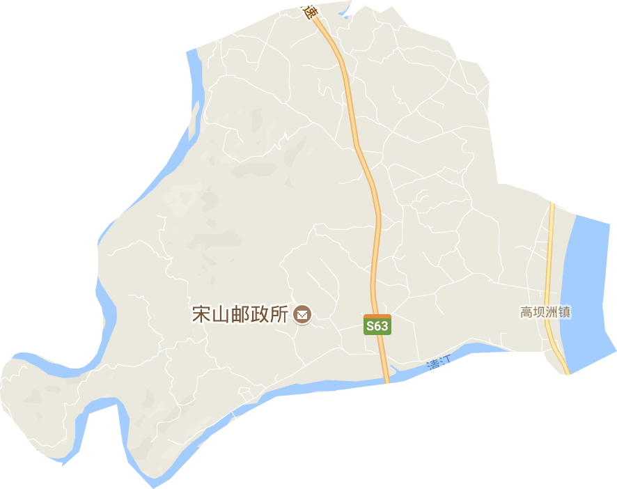 高壩洲鎮電子地圖