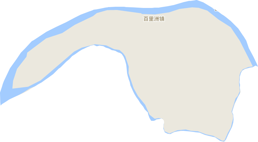 百里洲鎮(zhèn)電子地圖