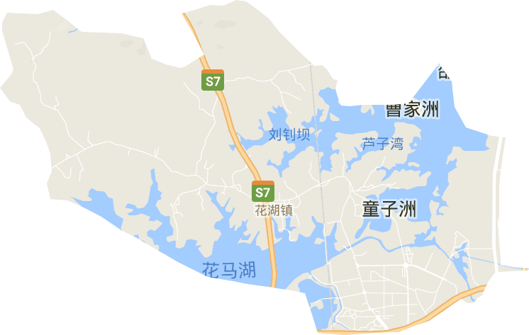 花湖鎮電子地圖