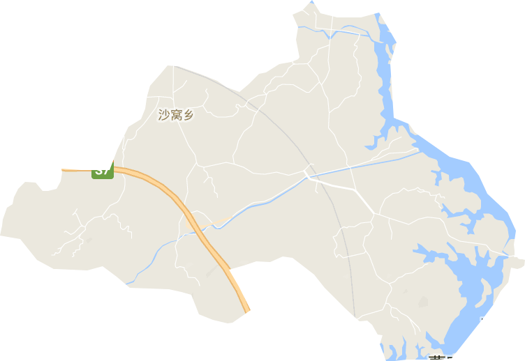 沙窩鄉電子地圖