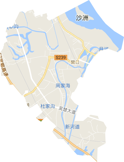 鄂州經濟開發區電子地圖