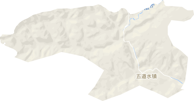 五道水鎮電子地圖