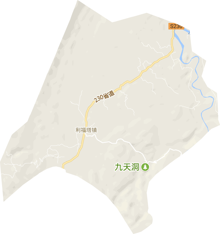 利福塔鎮電子地圖
