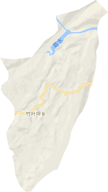 竹葉坪鄉電子地圖
