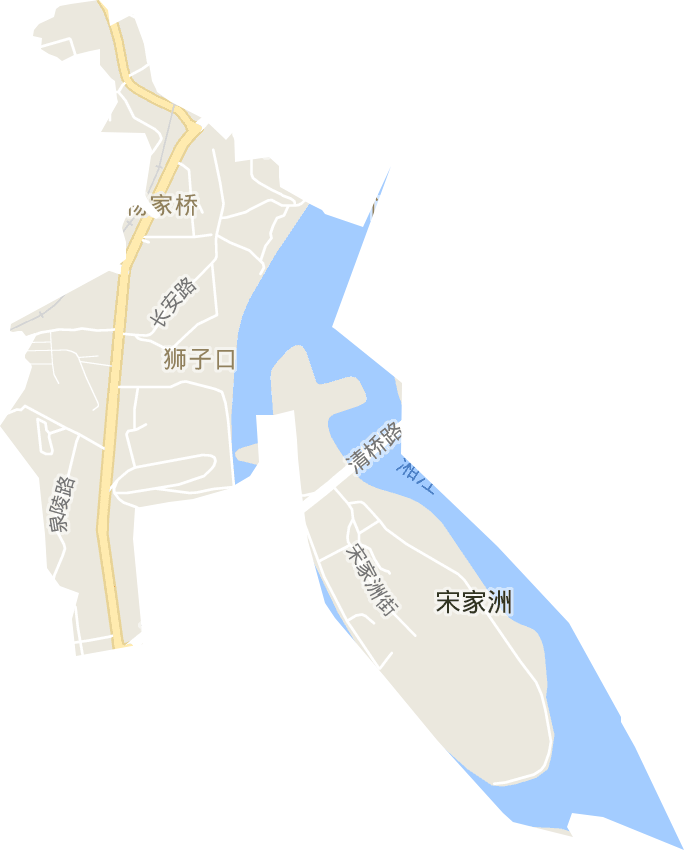 楊家橋街道電子地圖