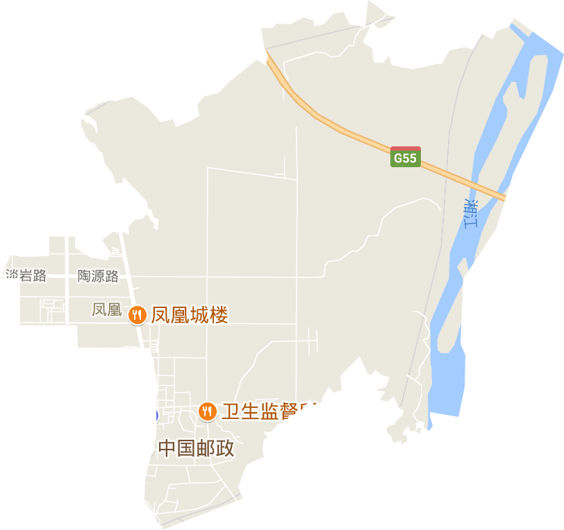 鳳凰街道電子地圖