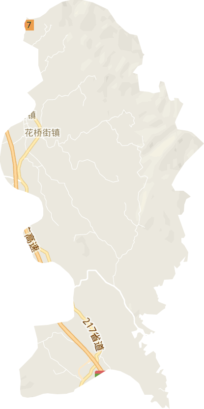 花橋街鎮電子地圖