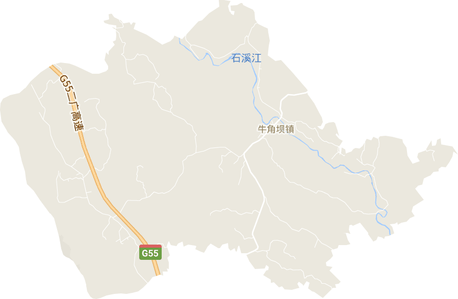 牛角壩鎮電子地圖