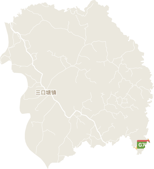 三口塘鎮(zhèn)電子地圖